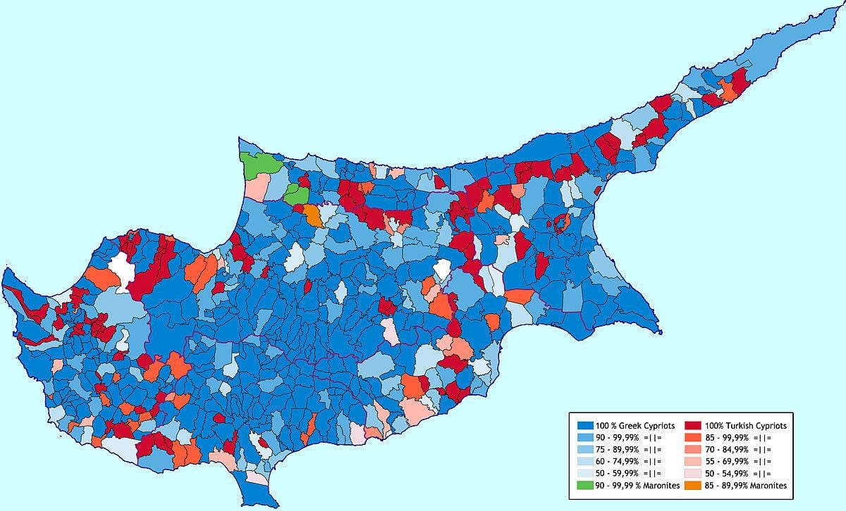 Karta Cipra etničke