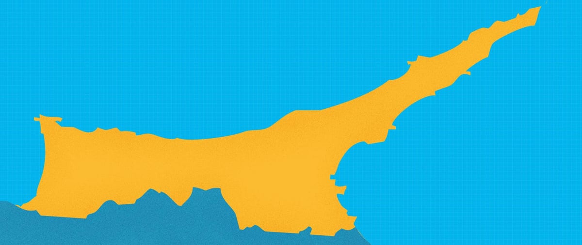 Karta Sjevernog Cipra naselja