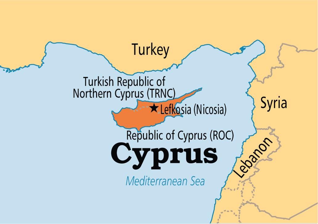 Republika Cipar karti