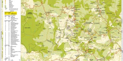 Karta planine troodos Cipar
