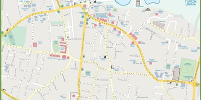 Karta Sjevernog Cipra kyrenia